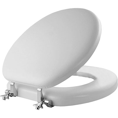 the mayfair-soft-toilet-seat with-chrome-hinges